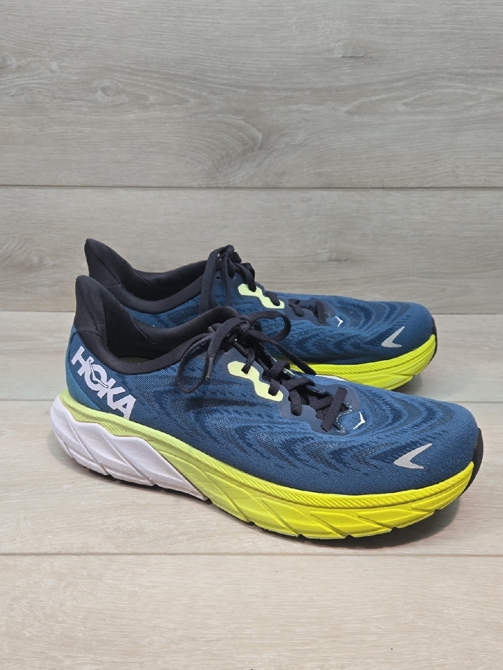 Hoka One One Mens Arahi 6 Sneakers Running Shoes Sz 9.5D